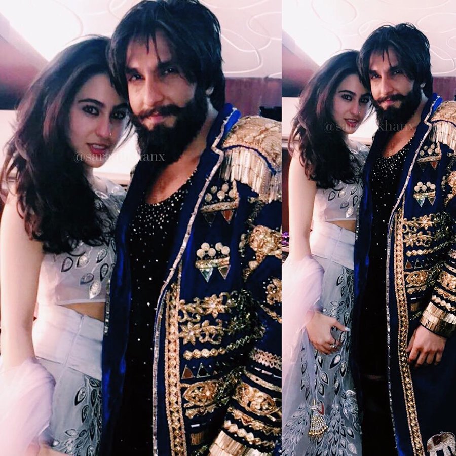 sara ali khan with ranveer singh