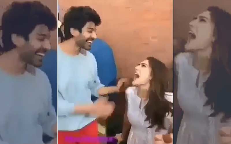 Sara Ali Khan Screams Kartik Aaryan's Name In Public! Here’s What Happened Next – Watch Video