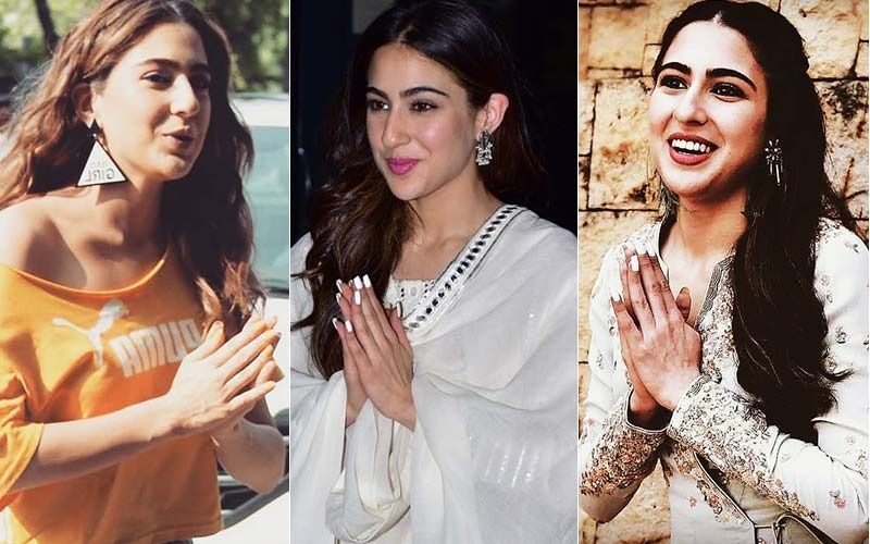 Say Namaste A La Sara Ali Khan- All The Times The Star Kid Won Hearts With Her Signature Namaste Pose