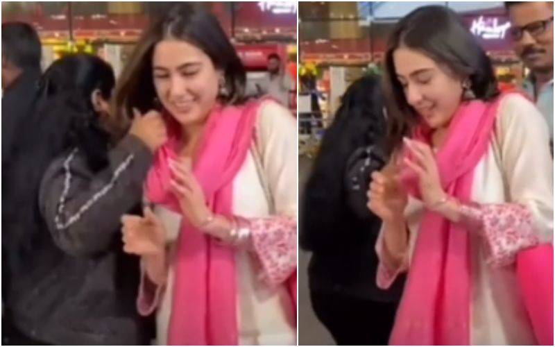 Sara Ali Khan Gets Inappropriately Touched By A Female Fan; Netizens Say, ‘So Disrespectful And Disgusting What She Did’- Watch Video