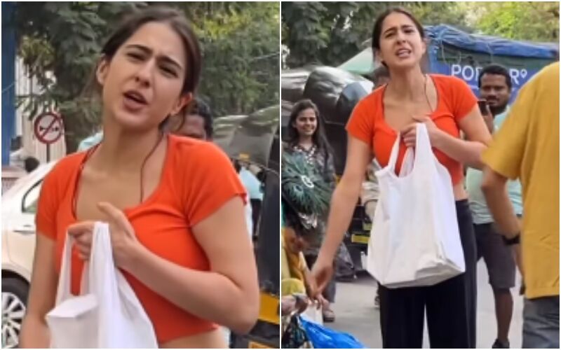 Sara Ali Khan SLAMS Paparazzi As They Shoot Her Video While She Distributes Food To Needy People; Actress Says, ‘Please Mat Karo’
