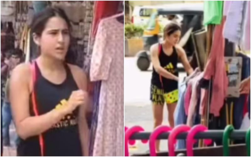 SPOTTED! Sara Ali Khan Shops On Bandra Streets, Wins Over The Internet; Netizens Say, ‘Impressed The Way She Shopping Like Us Normal People’