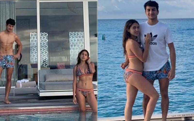 Sara Ali Khan Wishes Ibrahim On His Birthday With UNSEEN Pics From Maldives; We Can’t Take Our Eyes Off Their Abs