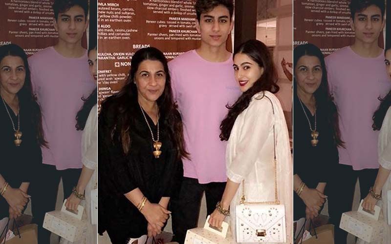 Sara Ali Khan Spotted With Mom Amrita Singh And Brother Ibrahim At Goa Airport; Actress Leaves For Mumbai After Being Summoned By NCB