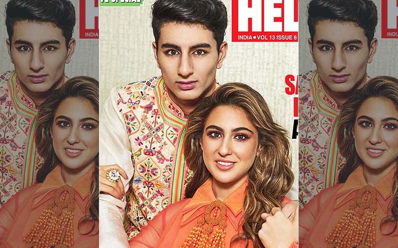 Sibling Duo Sara Ali Khan And Ibrahim Ali Khan Look Festive Ready For Their First Cover Ever For A Lifestyle Magazine