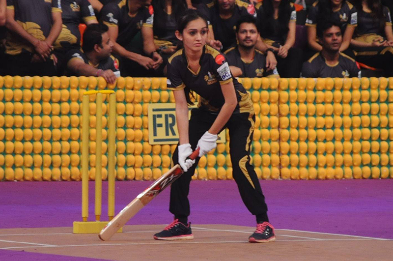 sath nibhana saathiya fame tanya sharma on the crease