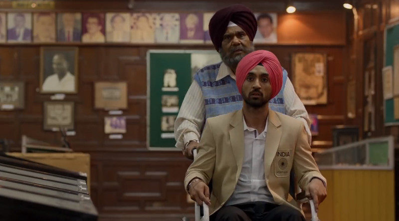 satish kaushik and diljit dosanjh in soorma