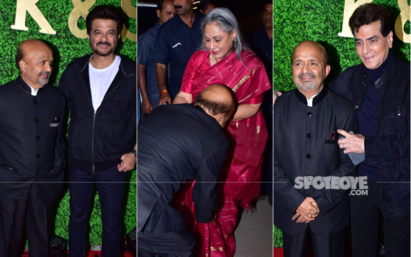 Amitabh Bachchan, Jeetendra, Anil Kapoor And Sonu Nigam Attend Lyricist Sameer Anjaan's Daughter's Wedding Reception