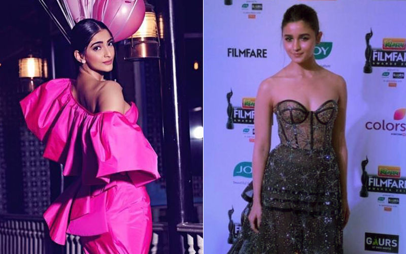 64TH Filmfare Awards 2019: Sonam Kapoor Is In 'Pink' Of Health, Quite Literally! Alia Bhatt Dazzles In Black