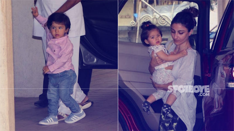 Cuties Taimur & Inaaya Are Making Our Tuesdays Brighter; Don't Miss These Pics