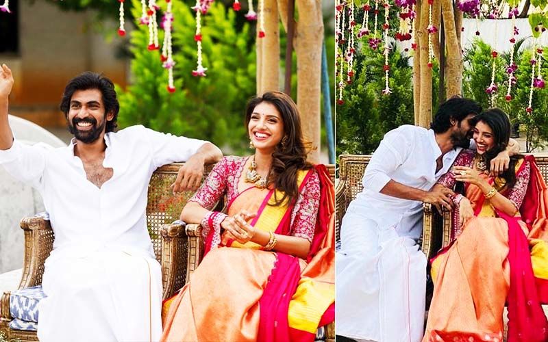 Rana Daggubati Makes It ‘Official’ With Miheeka Bajaj; Days After Engagement Announcement, Baahubali Actor Shares Pics From Private Ceremony