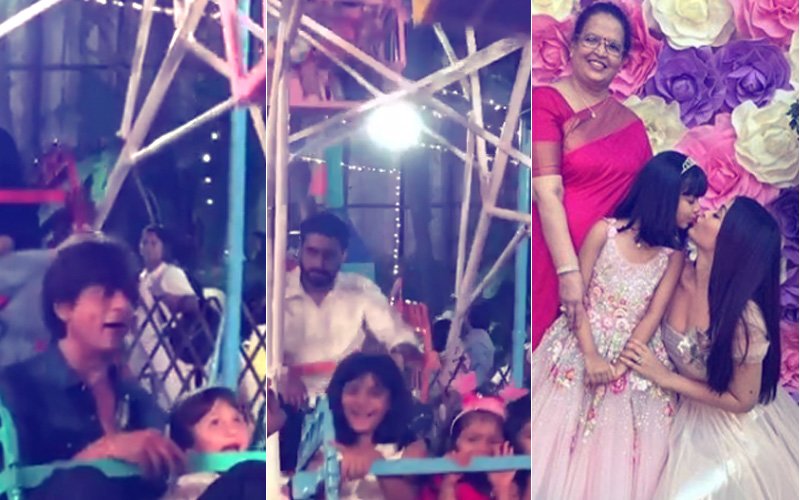 Aaradhya Birthday Bash: Shah Rukh-AbRam, Abhishek ENJOY Giant Wheel Ride; Aishwarya’s ADORABLE Moment With Daughter