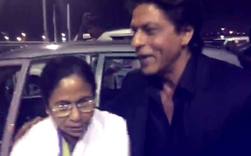 VIDEO: SRK Hitches A Ride Around The City Of Joy In Mamta Banerjee's Modest Santro