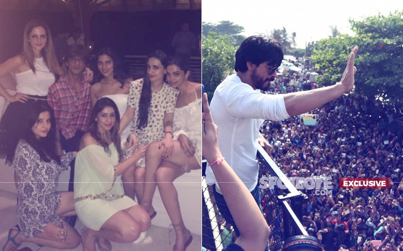 SRK Spent The Night Partying At Alibaug & His Poor Fans Spent Theirs At The Police Station