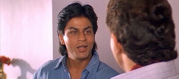 shah rukh khan in a still from darr