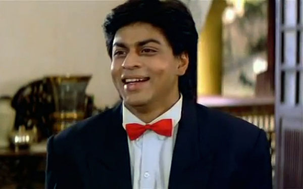 shah rukh khan in a still from kabhi haan kabhi naa