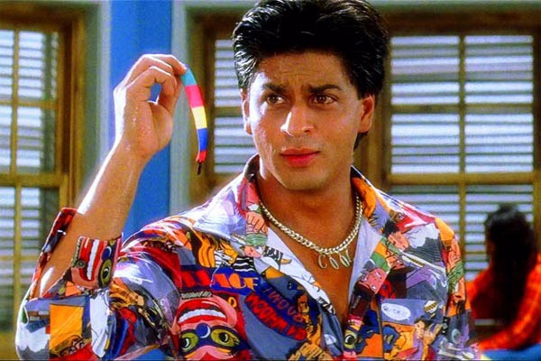 shah rukh khan in a still from kuch kuch hota hai