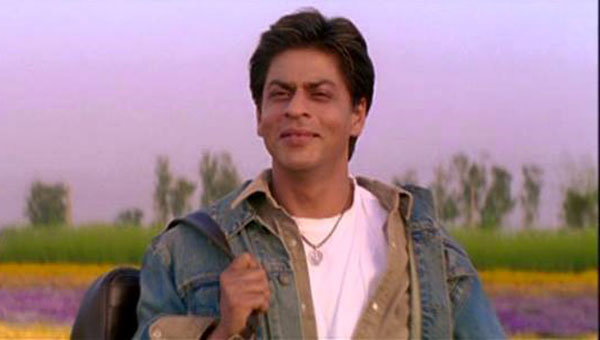 shah rukh khan in a still from veer zaara