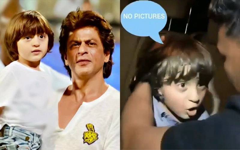 Shah Rukh Khan’s Son AbRam Screams ‘No Pictures’ To Paparazzi - In Video