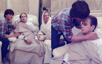 Dilip Kumar’s 'Mooh Bola Beta' Shah Rukh Khan Visits The Legendary Actor