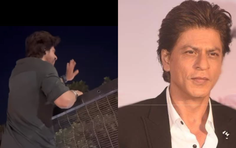 Shah Rukh Khan Creates Heavy Traffic Outside Mannat After He Greets Fans With His Signature Open-Arm Pose; Says, ‘Hope Laal Gaadi Waalon Ne Apni Kursi Ki Peti Baandh Li Thi'