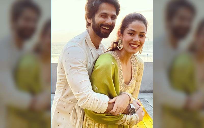 Not Love Bite From Shahid Kapoor Mira Rajput Gets This Technicolour Pyaar Ka Rang Inked On Her Neck See Pic