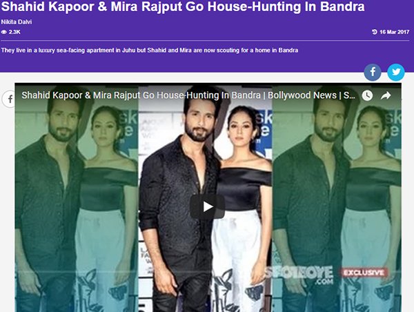 shahid kapoor and mira rajput go house hunting in bandra
