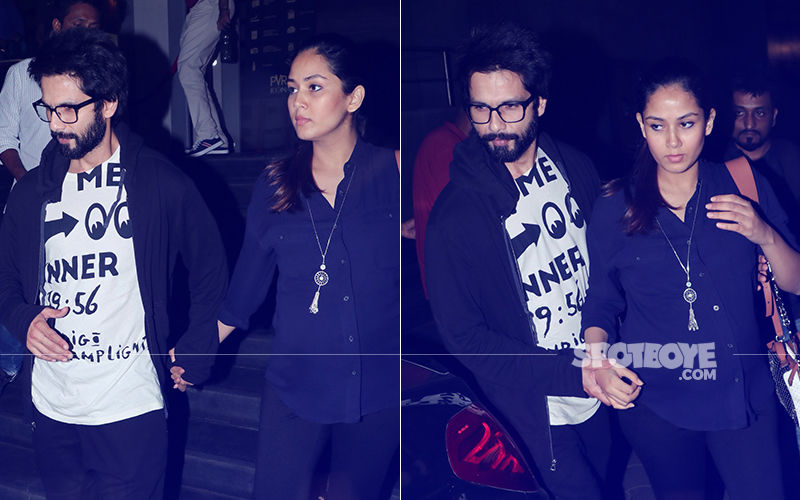 Shahid Kapoor And Mira Rajput Head Out For A Movie Date