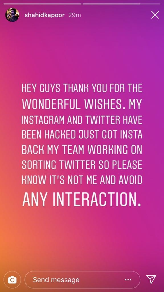 shahid kapoor insta shahid kapoor insta