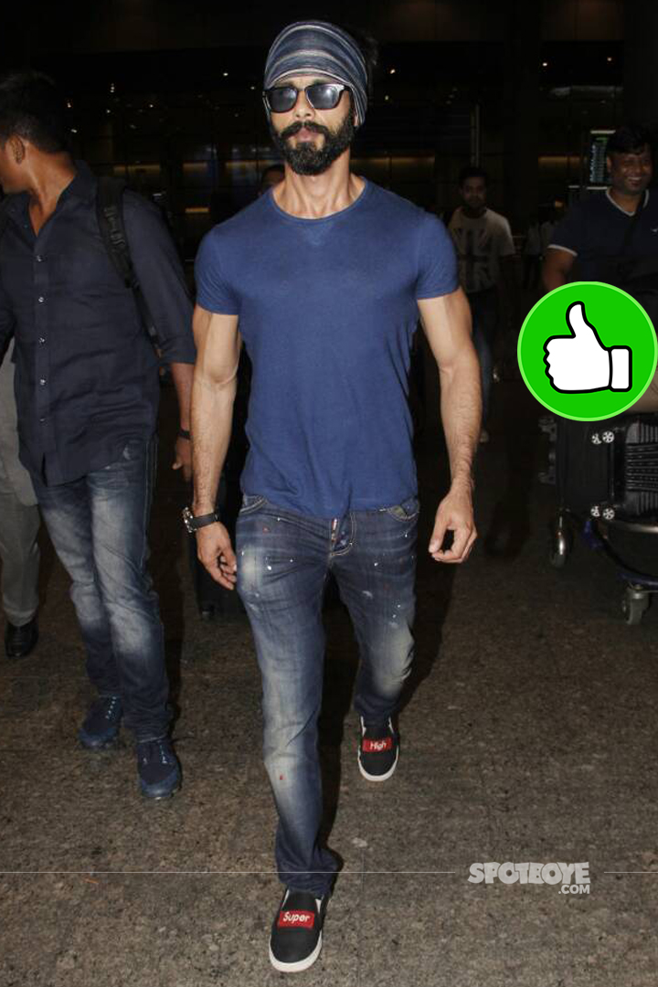 shahid kapoor mumbai airport