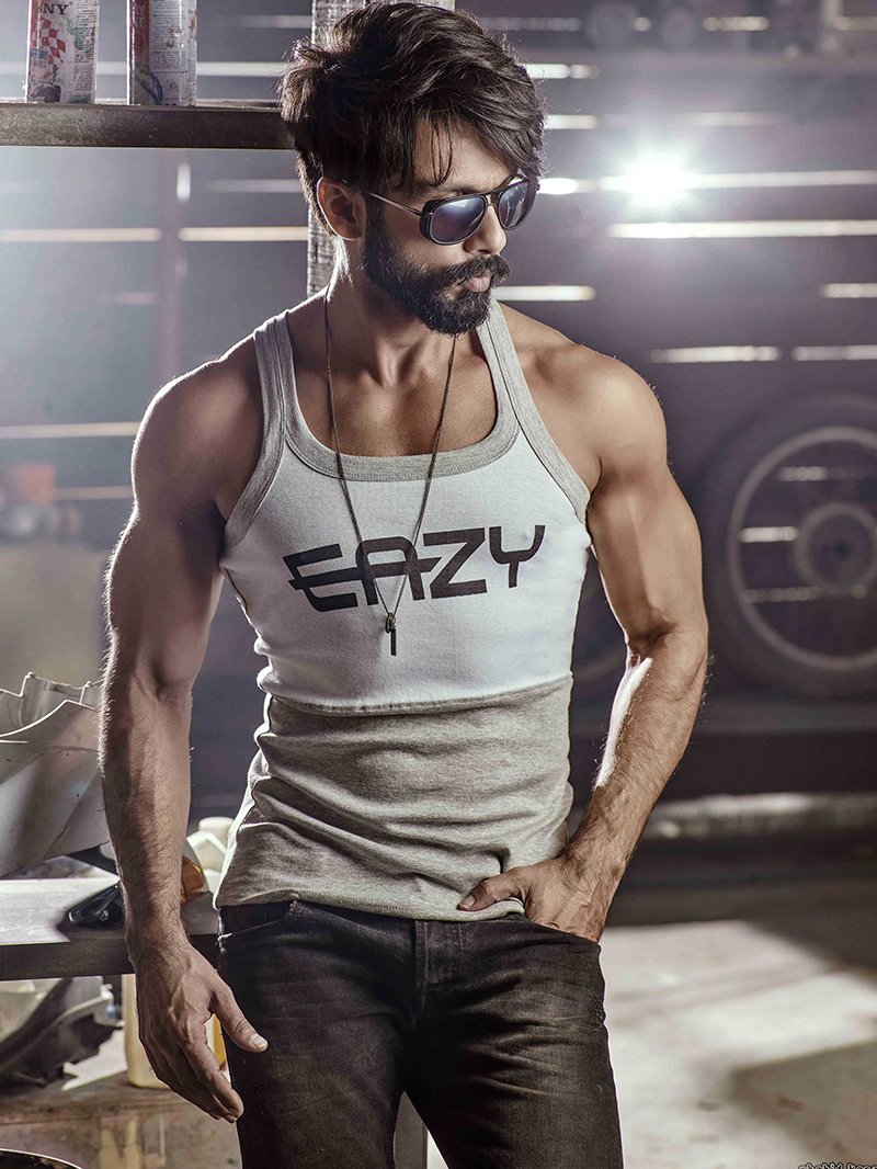 shahid kapoor poses for a photo shoot