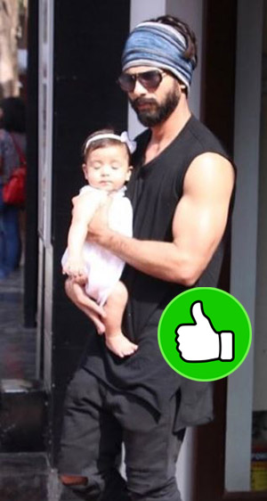 shahid kapoor looked like a super-cool dad when snapped with daughter misha in bandra