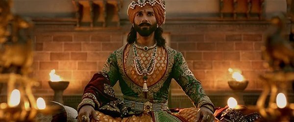 a still of shahid kapoor in padmaavat