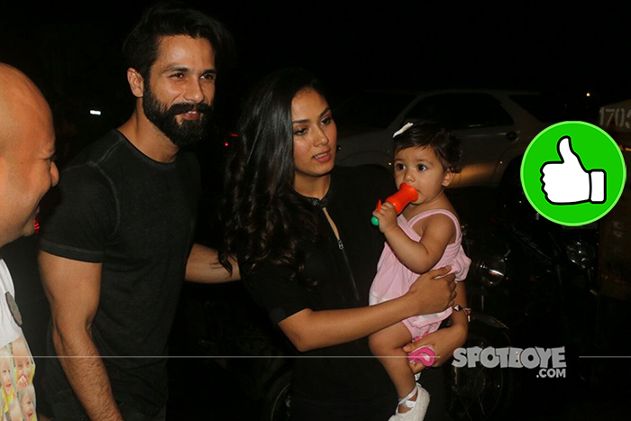 shahid kapoor and misha at a party