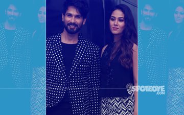 Mira Rajput & Shahid Kapoor Look SPLENDID In Black & White Numbers