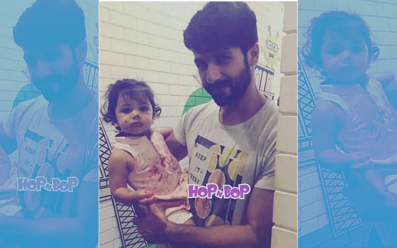 PIC: Fun Day @ Art Class, Little Brat Misha Kapoor Splashes Paint All Over Her Clothes