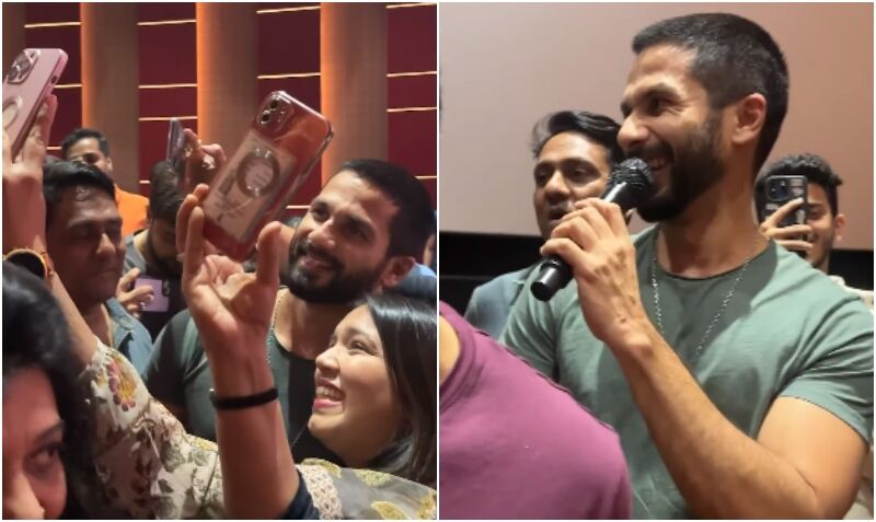 Shahid Kapoor Surprises His Fans During Teri Baaton Mein Aisa Uljha Jiya Show In Theatres; Netizens Say, ‘They Are So Damn Lucky’