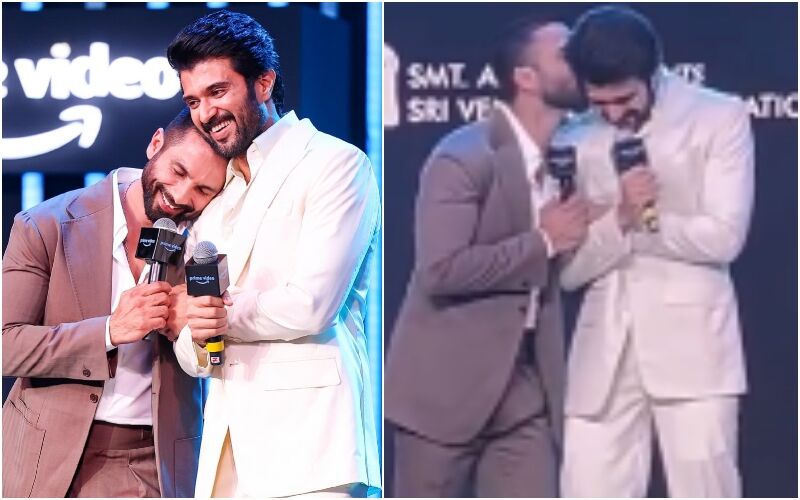 Shahid Kapoor Kisses Vijay Deverakonda, Thanks The Arjun Reddy Star For THIS Reason; Actor Says, ‘Have To Give Him A Lot Of Love’