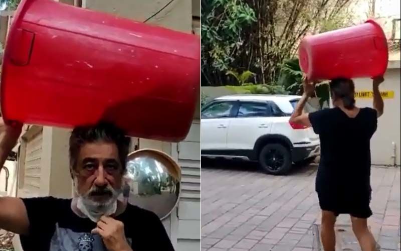 Unlock Phase 1: Shakti Kapoor Steps Out With A Plastic Drum Over His Head To Buy Liquor: ‘Pure Society Ke Liye Lekar Aana'- VIDEO