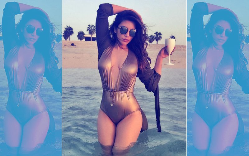 IN PICS: Bikini Babe Shama Sikander Takes A Dip In The Dubai Sea