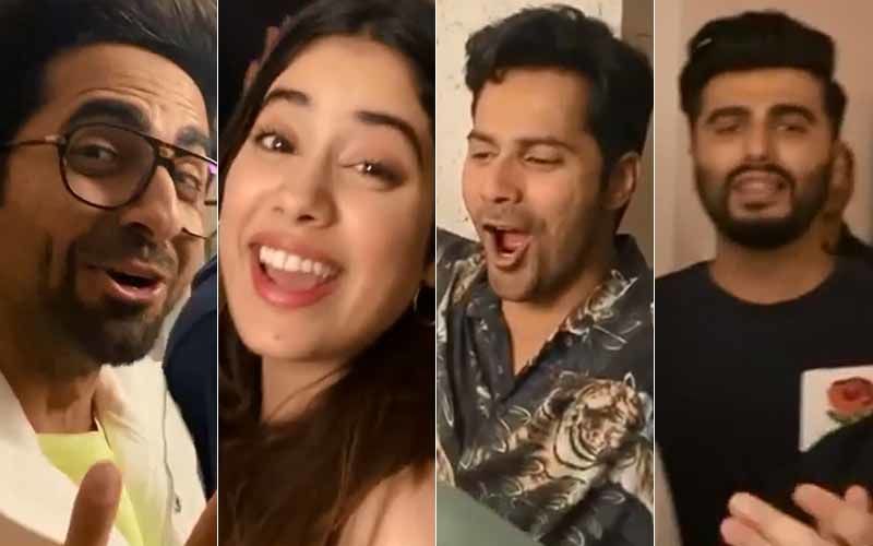 ‘Jor Se Bolo, Main Nai Sunya’ Varun, Ayushmann, Arjun, Janhvi, KJo Give A 'Jai Mata Di' Twist To Shashank Khaitan's Birthday Song - VIDEO