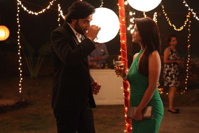 shashank vyas with adaa khan in a short film