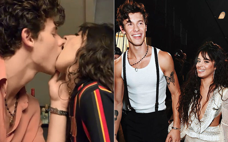 Shawn Mendes And Camila Cabello Tease Fans As They Video Record Their 'Fish Kiss'