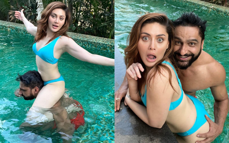 Shefali Jariwala Mercilessly TROLLED For Sharing BIKINI PICS With Hubby Parag Tyagi As They Get Goofy In Swimming Pool; Netizens Call Them ‘Besharam’