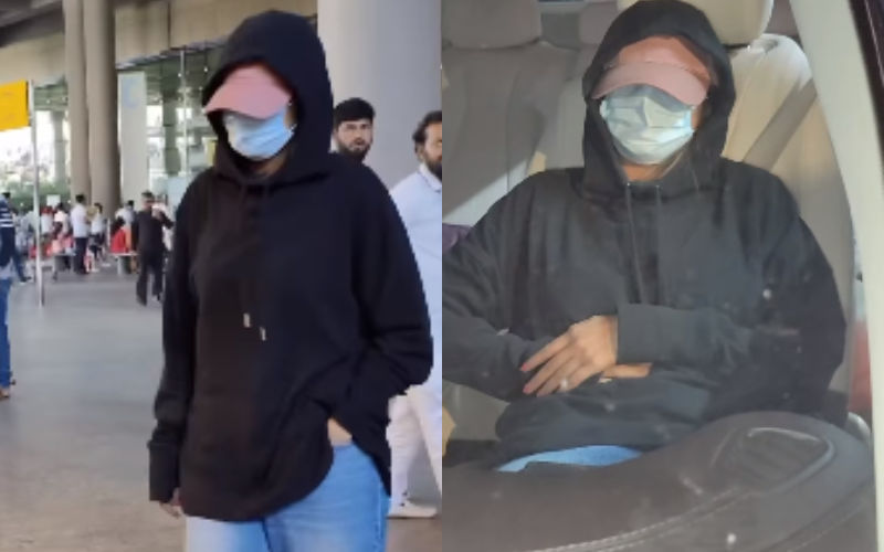 Shehnaaz Gill Gets BRUTALLY TROLLED For Covering Her Entire Face At Airport; Netizens Compare Her With Raj Kundra, Say ‘Jyada Natak Ho Rha Ab Iska’