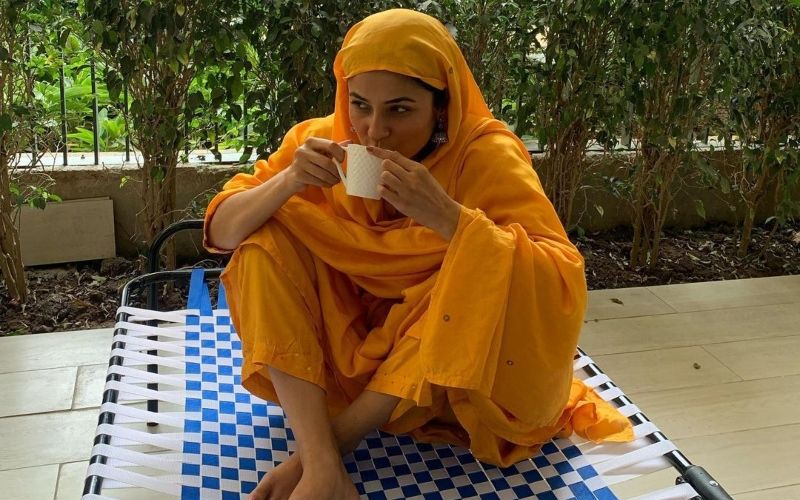 Shehnaaz Gill Returns To Her Pind, Enjoys A Cup Of Tea While Sitting On A Cot; Fans Say, ‘Isse Kehte Hai Pure Desi Vibes’