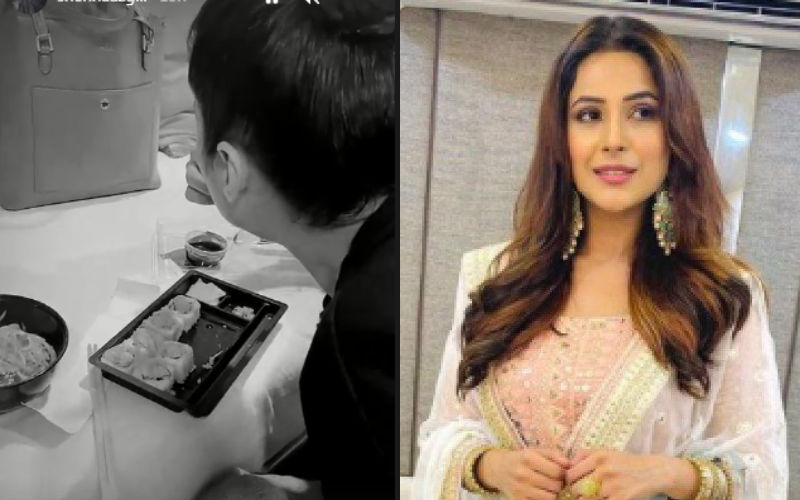 Shehnaaz Gill Eats Sushi With Hands, Says, 'Mujhe Nahi Khana Aata Chopsticks Ke Saath’; Fan Says, ‘Kitni Real And Cute Hai Yeh’-SEE VIDEO