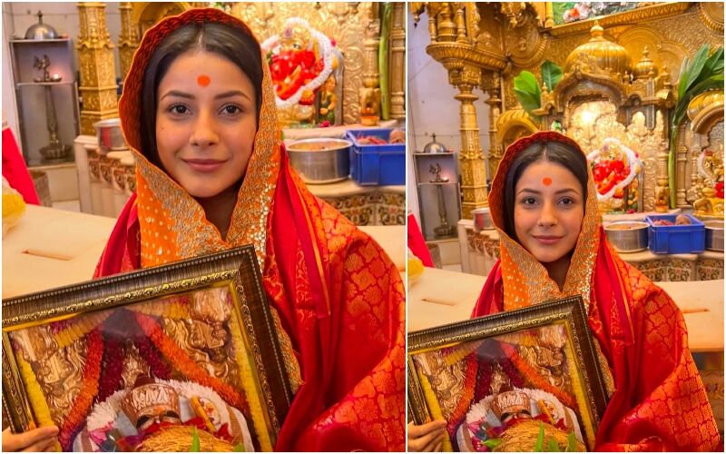 Shehnaaz Gill Visits Siddhi Vinayak Temple After Her Song Dhup Lagdi’s Releases; Netizens Say, ‘So Sweet Sana’- PIC INSIDE