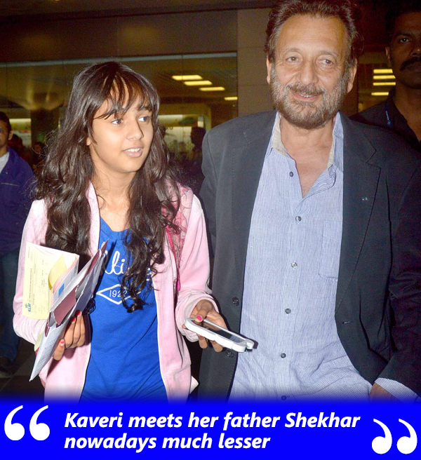 shekhar kapur with daughter kaveri kapur