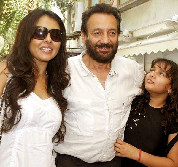 shekhar kapur with suchitra and daughter kaveri